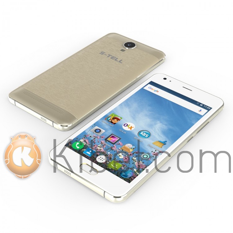 Смартфон S-Tell C551, Gold, 2 Sim, 5'(1280 x 720), Mediatek MTK 6580 Cortex-A7 Q