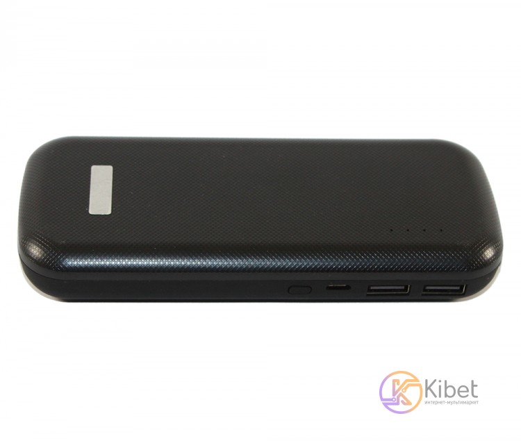 Универсальная мобильная батарея 8000 mAh, iNavi Soft 8 (2.4A, 2USB) Black