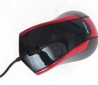 Мышь A4Tech N-400-2 Black Red, V-TRACK, USB, 1000 dpi