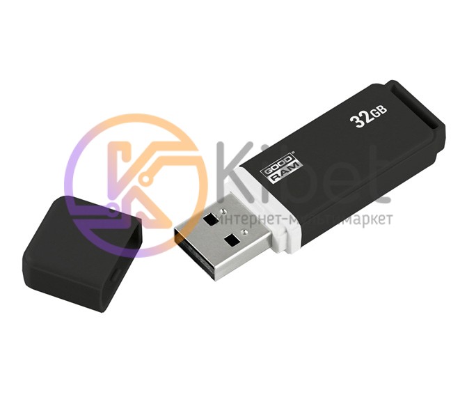 USB Флеш накопитель 32Gb Goodram UMO2 Graphite, UMO2-0320E0R11