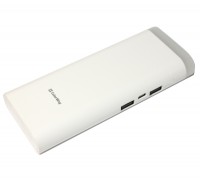 Универсальная мобильная батарея 11000 mAh, ColorWay, Flashlight White (CW-PB110L
