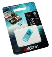 USB Флеш накопитель 8Gb AddLink T50 OTG Blue AD08GBT50B2