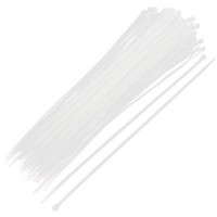 Стяжки для кабеля, 100 мм х 2,5 мм, 100 шт, White