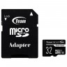 Карта памяти microSDHC, 32Gb, Class10 UHS-I, Team, Dash Card + SD адаптер (TDUSD