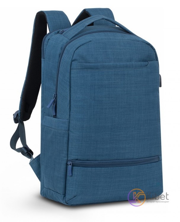 Рюкзак для ноутбука 17.3' RivaCase Biscayne, Blue, полиэстер, 25 л, 320 x 475 x