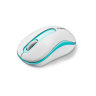 Мышь беспроводная Rapoo M10 Plus, White Blue, оптическая, 1000 dpi, 3 кнопки, 1x