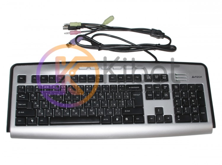 Клавиатура A4tech KLS-23MUU-R X-slim USB,ширина 32см, 6 горячих кн. Notebook sli