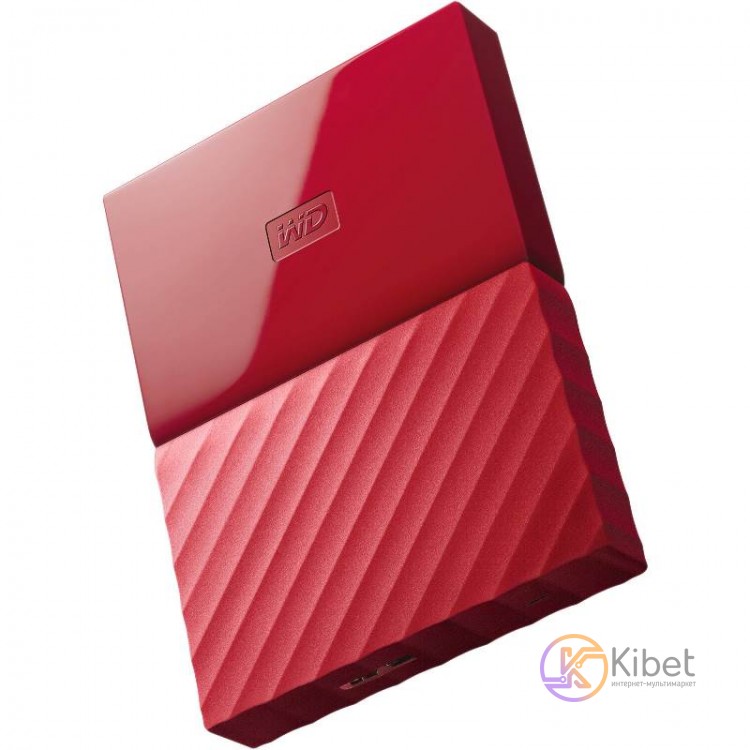 Внешний жесткий диск 3Tb Western Digital My Passport, Red, 2.5', USB 3.0 (WDBYFT