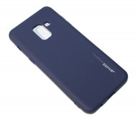 Накладка силиконовая для смартфона Samsung A530 (A8 2018), SMTT matte, Dark Blue