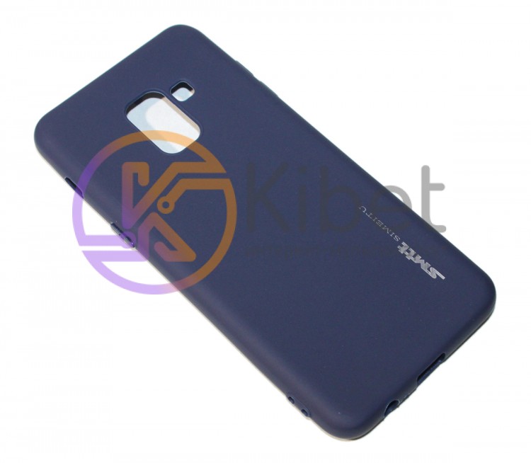 Накладка силиконовая для смартфона Samsung A530 (A8 2018), SMTT matte, Dark Blue