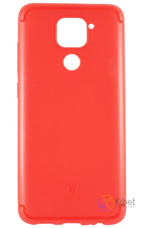 Накладка силиконовая для смартфона Xiaomi Redmi Note 9, Baseus, Red