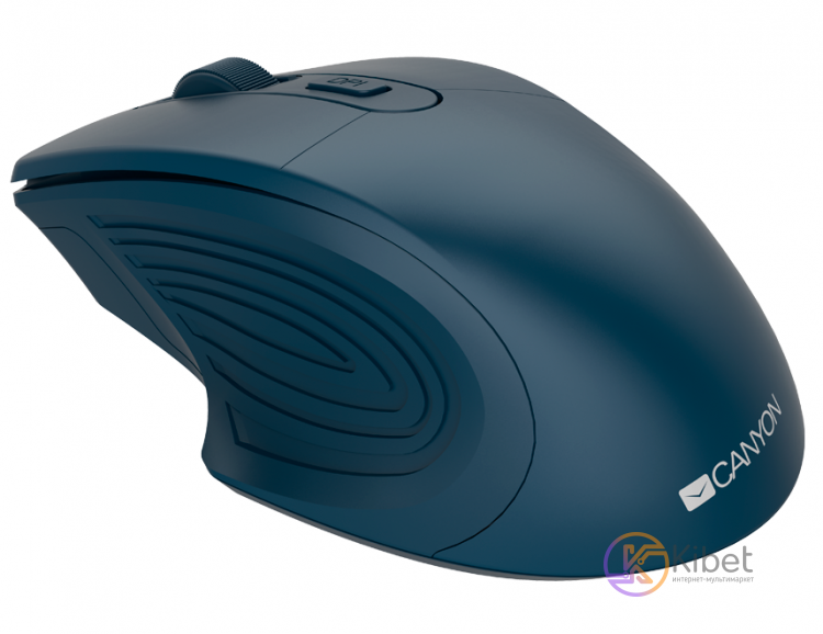 Мышь беспроводная Canyon MW-15, Dark Blue, USB, оптическая (датчик Pixart 3065),