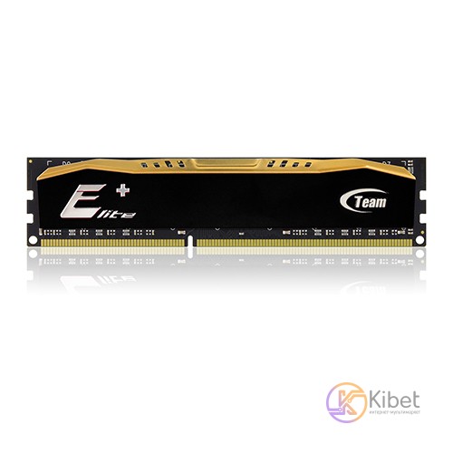Модуль памяти 4Gb DDR3, 1600 MHz, Team Elite Plus, 11-11-11-28, 1.5V, с радиатор