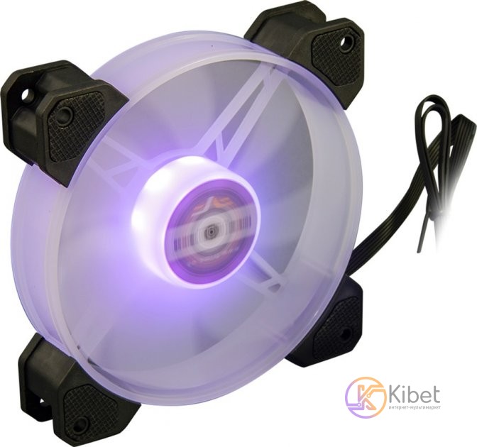 Вентилятор 120 мм, Frime Iris LED Fan Mid RGB HUB, 1200 ±10% об мин, питание 6pi