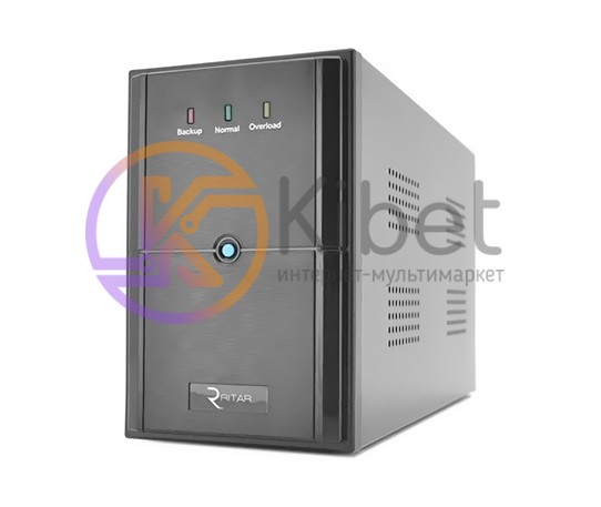 ИБП Ritar E-RTM500 (300W) ELF-D, LED, AVR, 4st, USB, 2xSCHUKO socket, 1x12V7Ah,