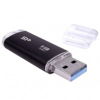 USB 3.1 Флеш накопитель 8Gb Silicon Power Blaze B02 Black, SP008GBUF3B02V1K