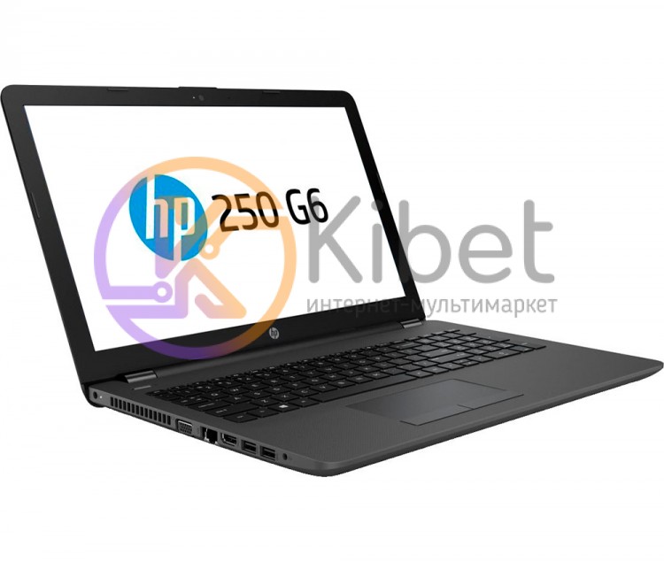 Ноутбук 15' HP 250 G6 (4LT68ES) Dark Ash 15.6', матовый Full HD LED (1920x1080),