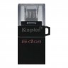 USB 3.2 microUSB Флеш накопитель 64Gb Kingston DataTraveler microDuo 3.0 G2, B