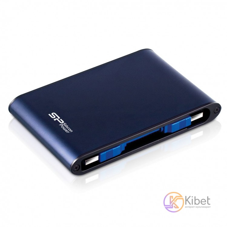 Внешний жесткий диск 1Tb Silicon Power Armor A80, Dark Blue, 2.5', USB 3.0 (SP01