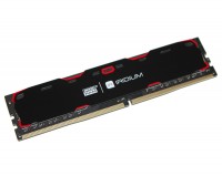 Модуль памяти 8Gb DDR4, 2400 MHz, Goodram Iridium, Black, 15-15-15, 1.2V, с ради