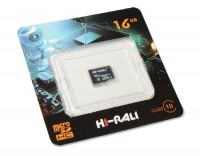Карта памяти microSDHC, 16Gb, Class10 UHS-I, HI-RALI, без адаптера (HI-16GBSD10U