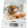 Весы кухонные Vitek VT-8033, стекло, максимальный вес 5кг, цена деления 1г