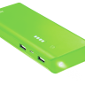 Универсальная мобильная батарея 10000 mAh, Trust Primo, Green, 1xUSB 5V 2.1A + 1