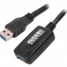 Кабель-удлинитель USB3.0 5 м Viewcon VE057 Black, AM AF, активный