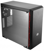 Корпус Cooler Master MasterBox MB600L, Black Red, Mid Tower, без БП, для ATX M