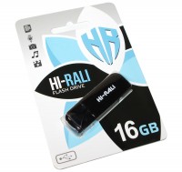 USB Флеш накопитель 16Gb Hi-Rali Taga Black, HI-16GBTAGBK