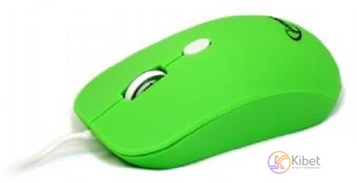 Мышь Gembird MUS-102-G Green, Optical, USB, 1600 dpi