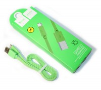 Кабель USB - USB 3.1 Type C, Hoco X5 Bamboo, Green, 1 м
