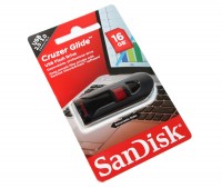 USB Флеш накопитель 16Gb SanDisk Cruzer Black Red, SDCZ60-016G-B35 (SDCZ60-016G-