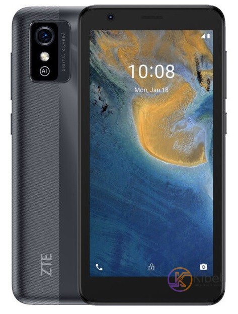 Смартфон ZTE Blade L9 Grey, 2 Nano-SIM, 5' (960х480) TFT, Spreadtrum SC7731E 4x1