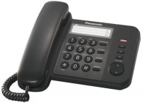 Телефон Panasonic KX-TS2352UAB Black, повторный набор последнего номера, 3 кнопк