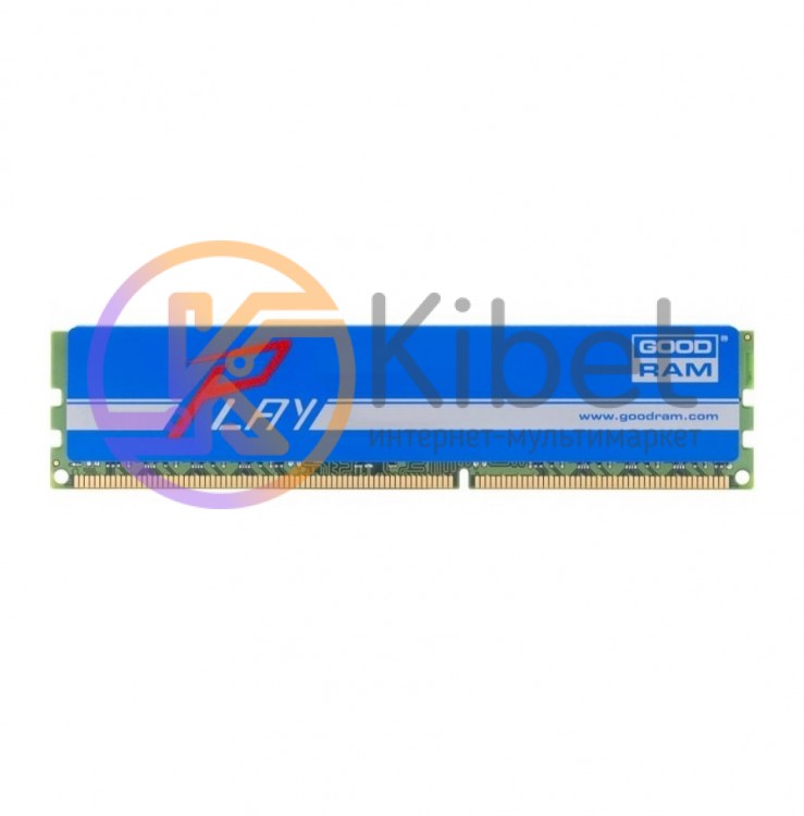Модуль памяти 8Gb DDR3, 1600 MHz (PC3-12800), Goodram Play, Blue, 10-10-10-28, 1