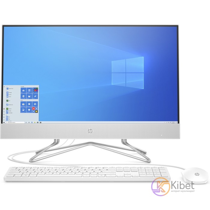 Моноблок HP All-in-One 24-df0023ur, White, 23.8' LED (1920x1080) IPS, Ryzen 3 32