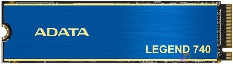 Твердотельный накопитель M.2 250Gb, ADATA LEGEND 740, PCI-E 3.0 x4, 3D TLC, 2500