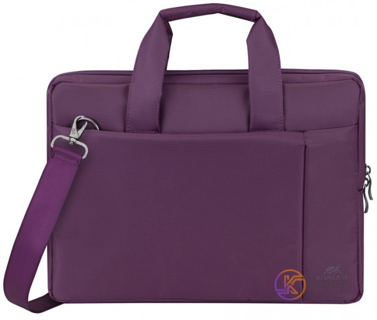 Сумка для ноутбука 13.3' RivaCase Central, Purple, полиэстер, 350x265x65 мм (822