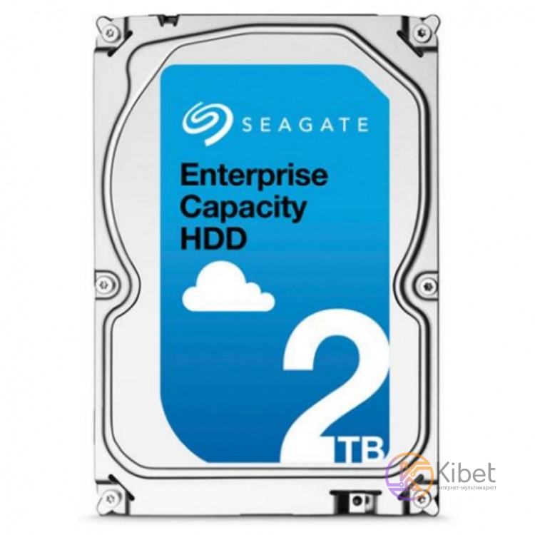 Жесткий диск 3.5' 2Tb Seagate Exos 7E2 512N, SATA3, 128Mb, 7200 rpm (ST2000NM000