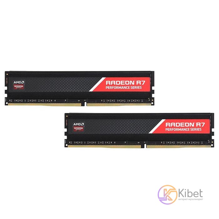 Модуль памяти 8Gb x 2 (16Gb Kit) DDR4, 2666 MHz, AMD Radeon R7, 16-16-16-36, 1.2