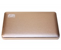 Карман внешний 2,5' Agestar 3UB2A16 Gold SATA USB3.0