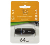 USB 3.0 Флеш накопитель 64Gb T G 012 Jet series Black, TG012-64GB3BK