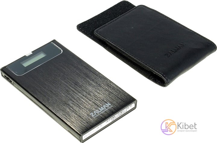 Карман внешний 2.5' Zalman ZM-VE350, Black, USB 3.0, 1xSATA HDD SSD, питание по