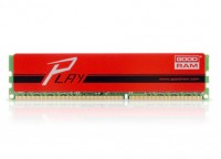 Модуль памяти 8Gb DDR3, 1600 MHz, Goodram Play, Red, 10-10-10-28, 1.5V, с радиат