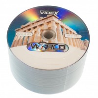 Диск DVD-R 50 Videx 'World Акрополь', 4.7Gb, 16x, Bulk Box