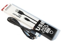Кабель USB - Lightning, Joyroom 'Simplest', Black, 1 м (JR-S112)