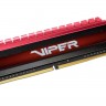 Модуль памяти 8Gb DDR4, 2400 MHz, Patriot Viper 4, Red, 15-15-15-35, 1.2V, с рад