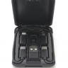 Кабель USB - Lightning + microUSB + Type-C , iKAKU Kuhe KSC-325, Black, 1 м, 3
