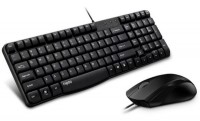 Комплект Rapoo N1850 Black, Optical, USB, клавиатура+мышь